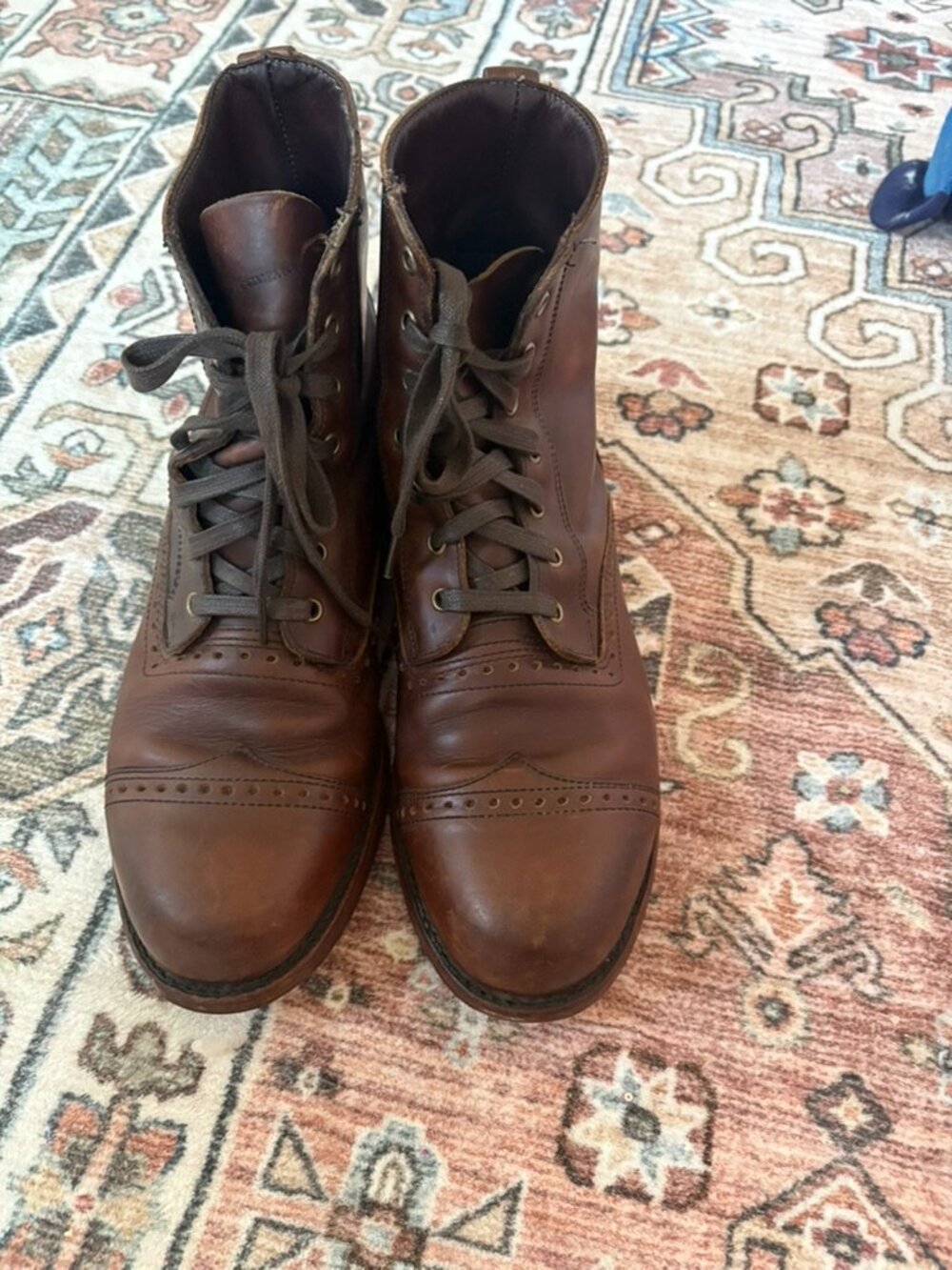 Men's FRYE Arkansas Brogue Boots size 12